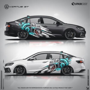 Animal Edition vinyl graphics for the Volkswagen Virtus GT