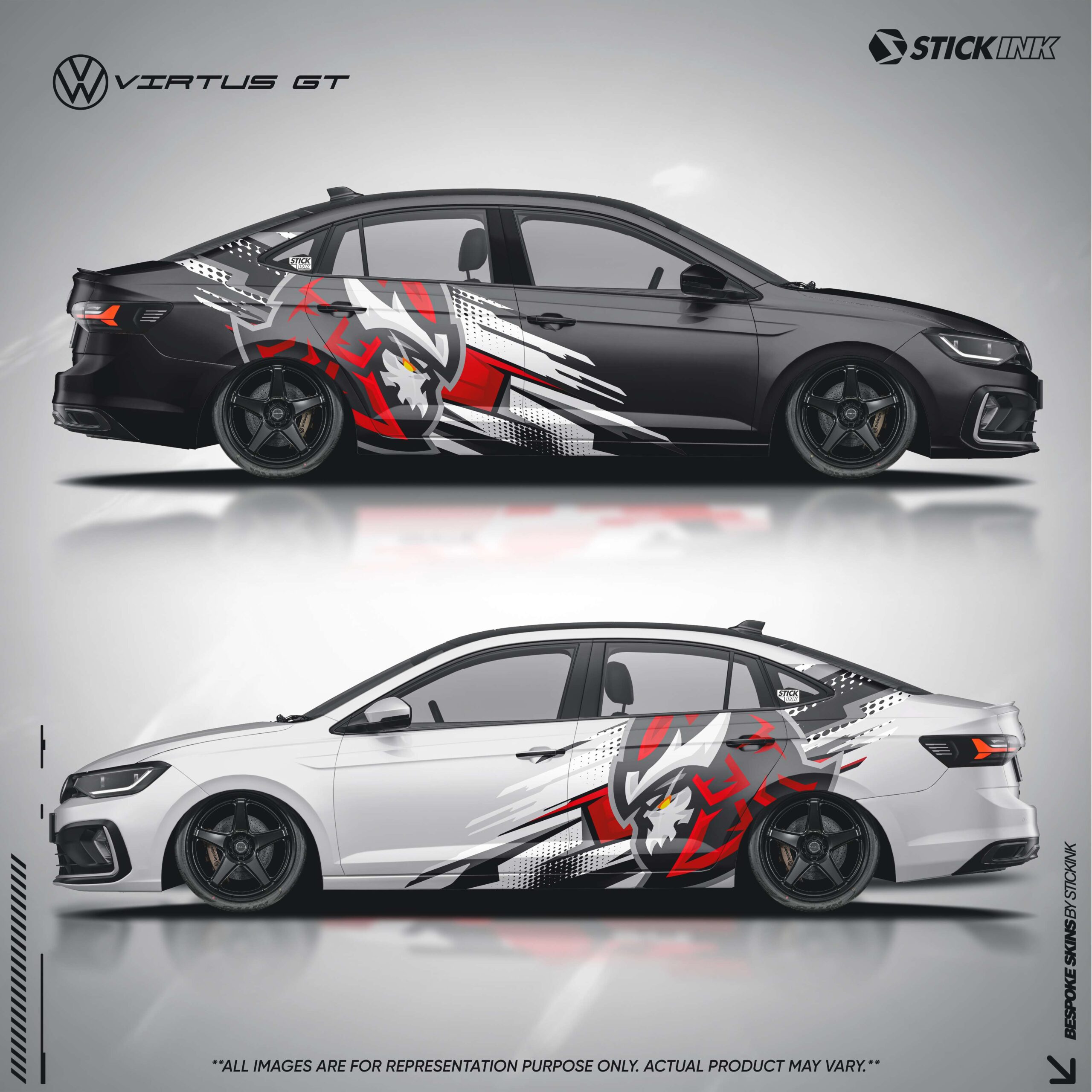 Volkswagen Virtus GT Animal Edition Graphics Kit