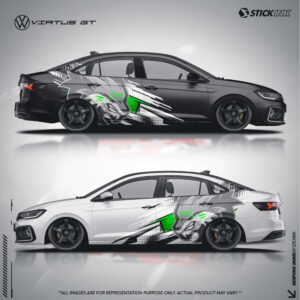 Virtus GT Animal Edition Premium Car Graphics Kit